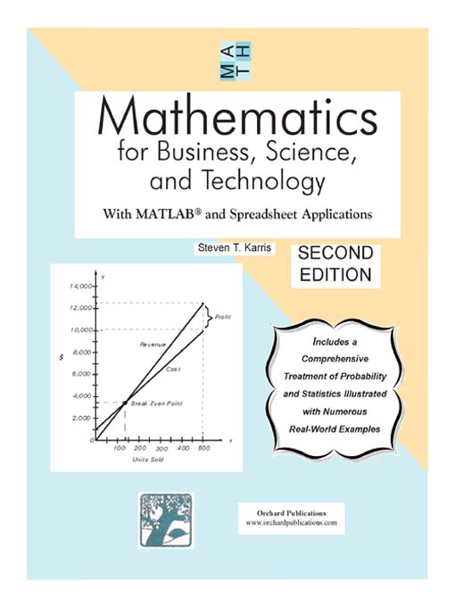 Title details for Mathematics for Business, Science, and Technology by Steven Karris - Available